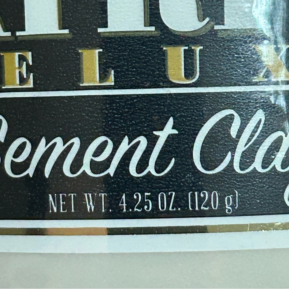Layrite Deluxe Cement Clay Hair Product High Hold Matte Finish 4.25oz. Jar. NIP - Picture 3 of 7